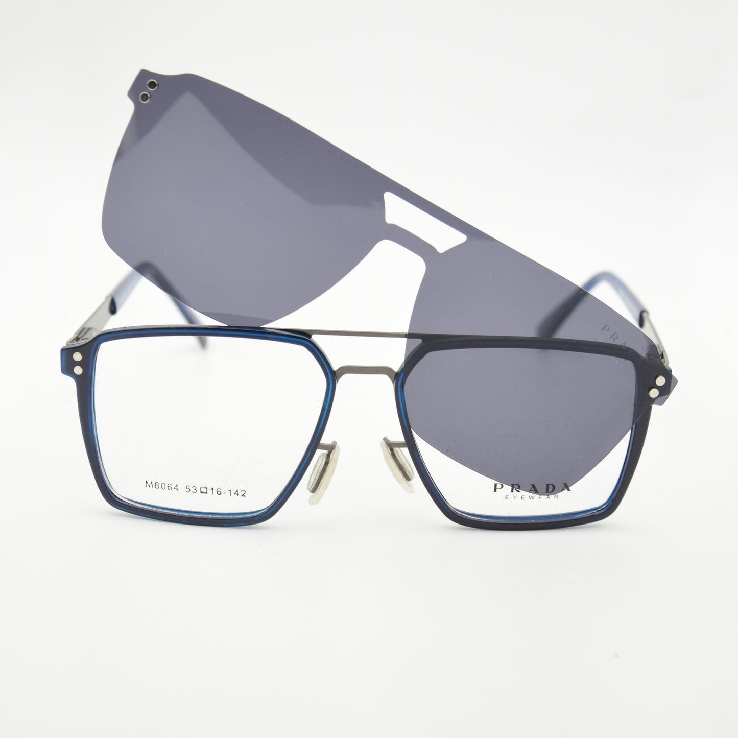 CLIPS: PRADA M8064 BLEU