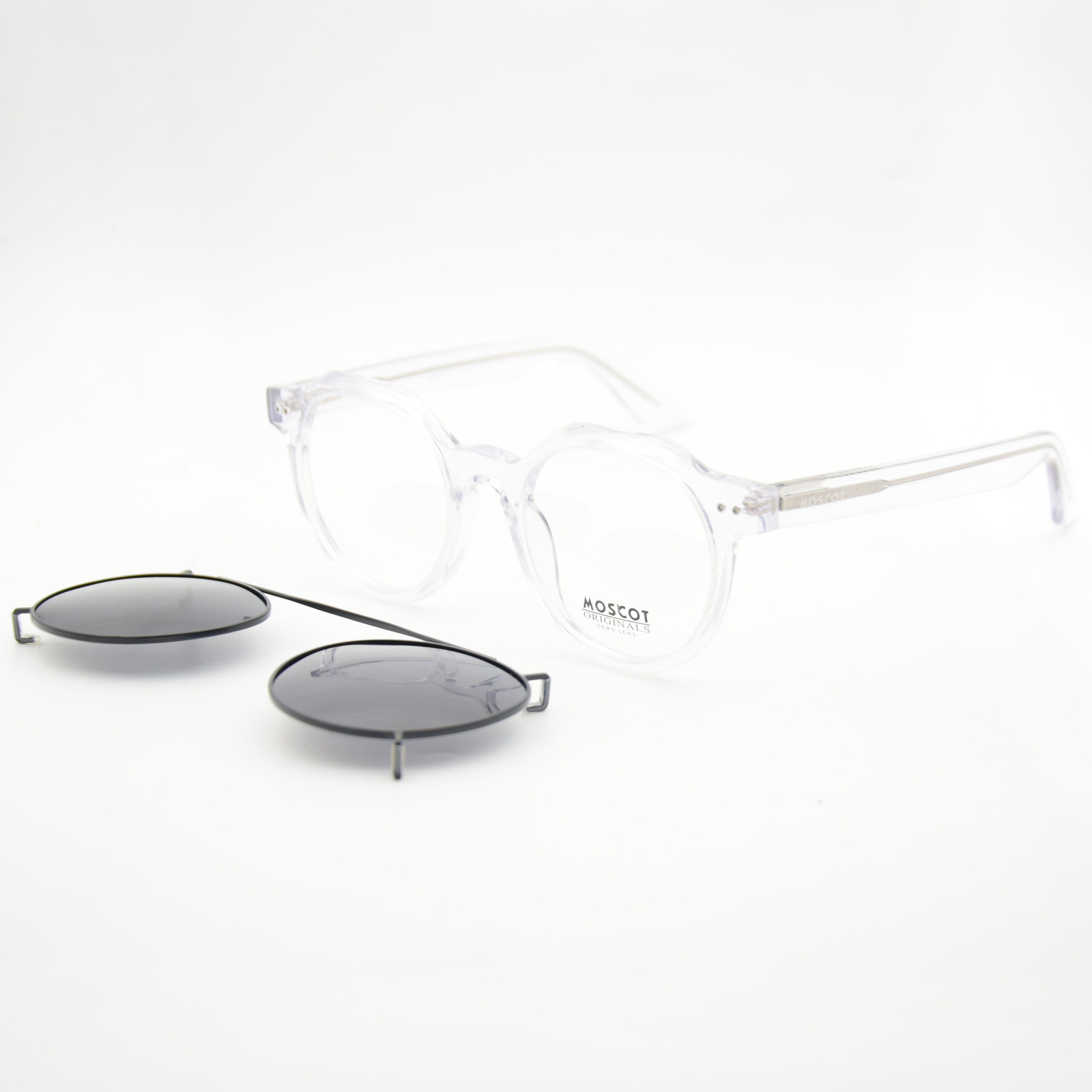 CLIPS : MOSCOT R0084 NOIR/CRYSTAL