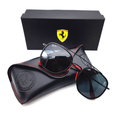 Solaire : Ray-Ban RB3748M Red Ferrari