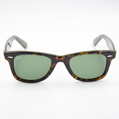 Solaire : RayBan WAYFARER RB2140 902 Havane/Vert