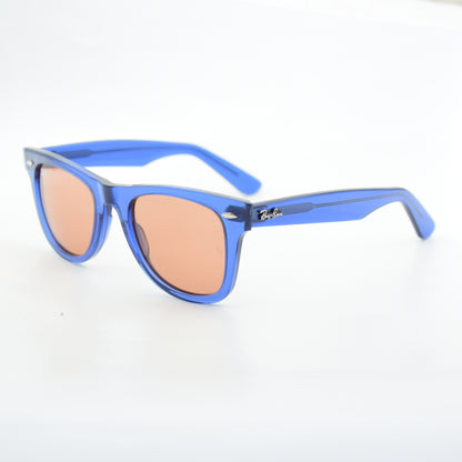 Solaire : Ray-Ban RB2140 WAYFARER Bleu/Brown