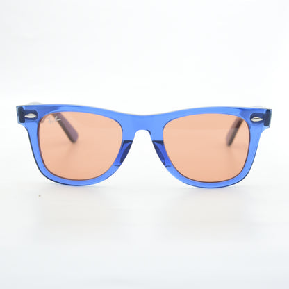 Solaire : Ray-Ban RB2140 WAYFARER Bleu/Brown