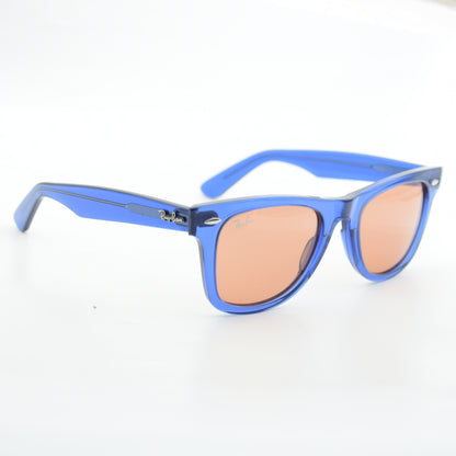 Solaire : Ray-Ban RB2140 WAYFARER Bleu/Brown