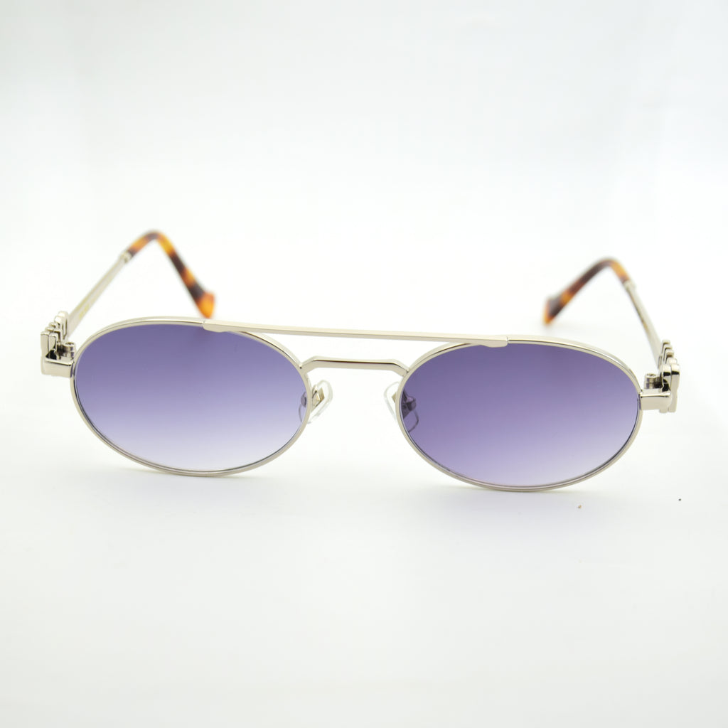 SOLAIRE: MIU MIU MU54ZS SILVER/BLACK