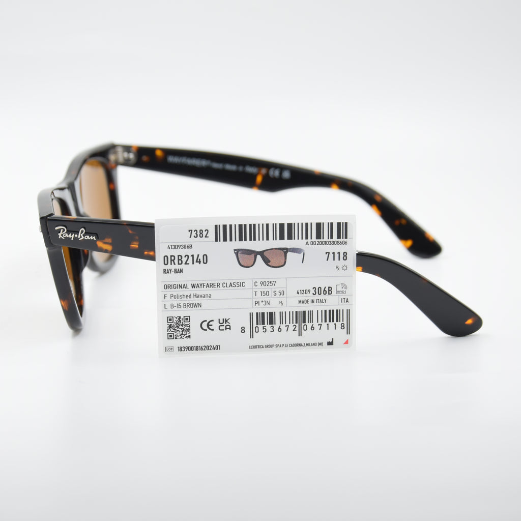 SOLAIRE :RAY-BAN WAYFARER RB2140 902/57