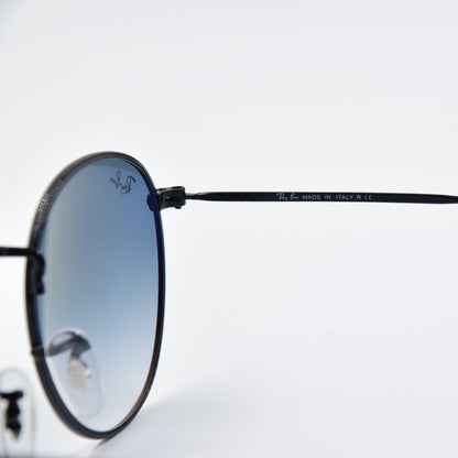 Solaire : Ray-Ban RB3447 ROUND METAL Noir Dégradée