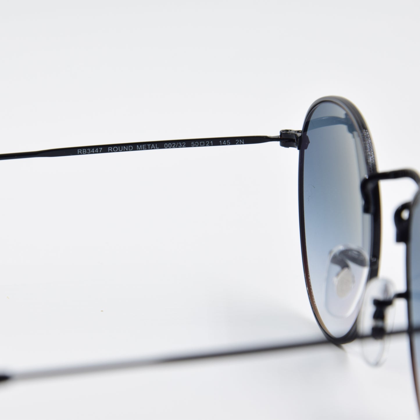 Solaire : Ray-Ban RB3447 ROUND METAL Noir Dégradée