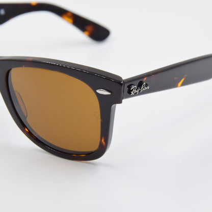 Solaire : Ray-Ban RB2140 WAYFARER Marron/Havane