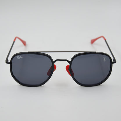 Solaire : Ray-Ban RB3748M Red Ferrari