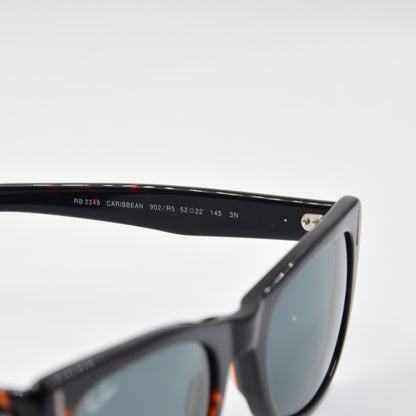 Solaire : Ray-Ban RB2248 CARIBBEAN Havane/Black