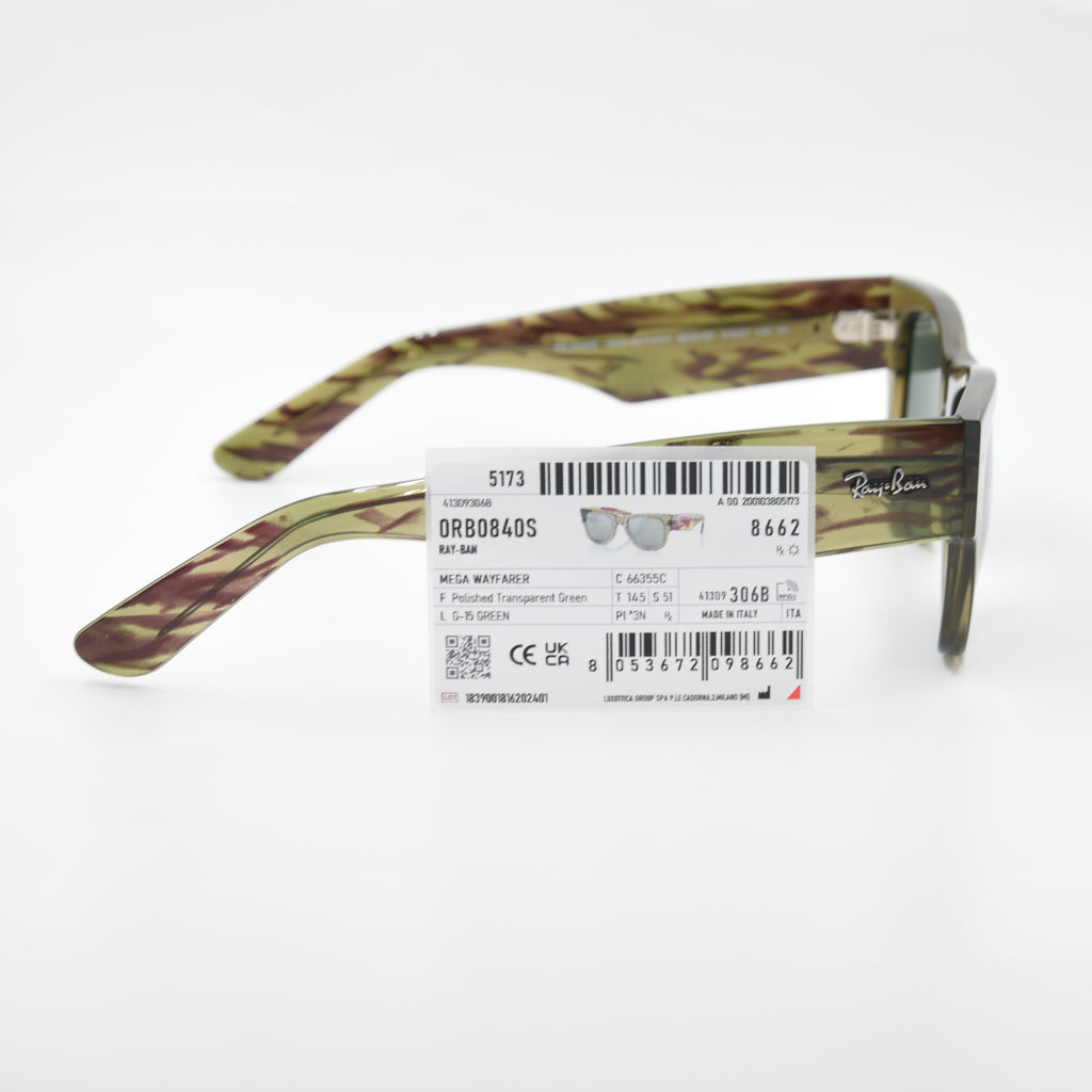 SOLAIRE :RAY-BAN RB0840S MEGA WAYFARER 6635/5C