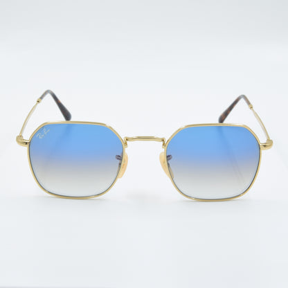 Solaire : Ray-Ban RB3694 JIM Bleu/Gold