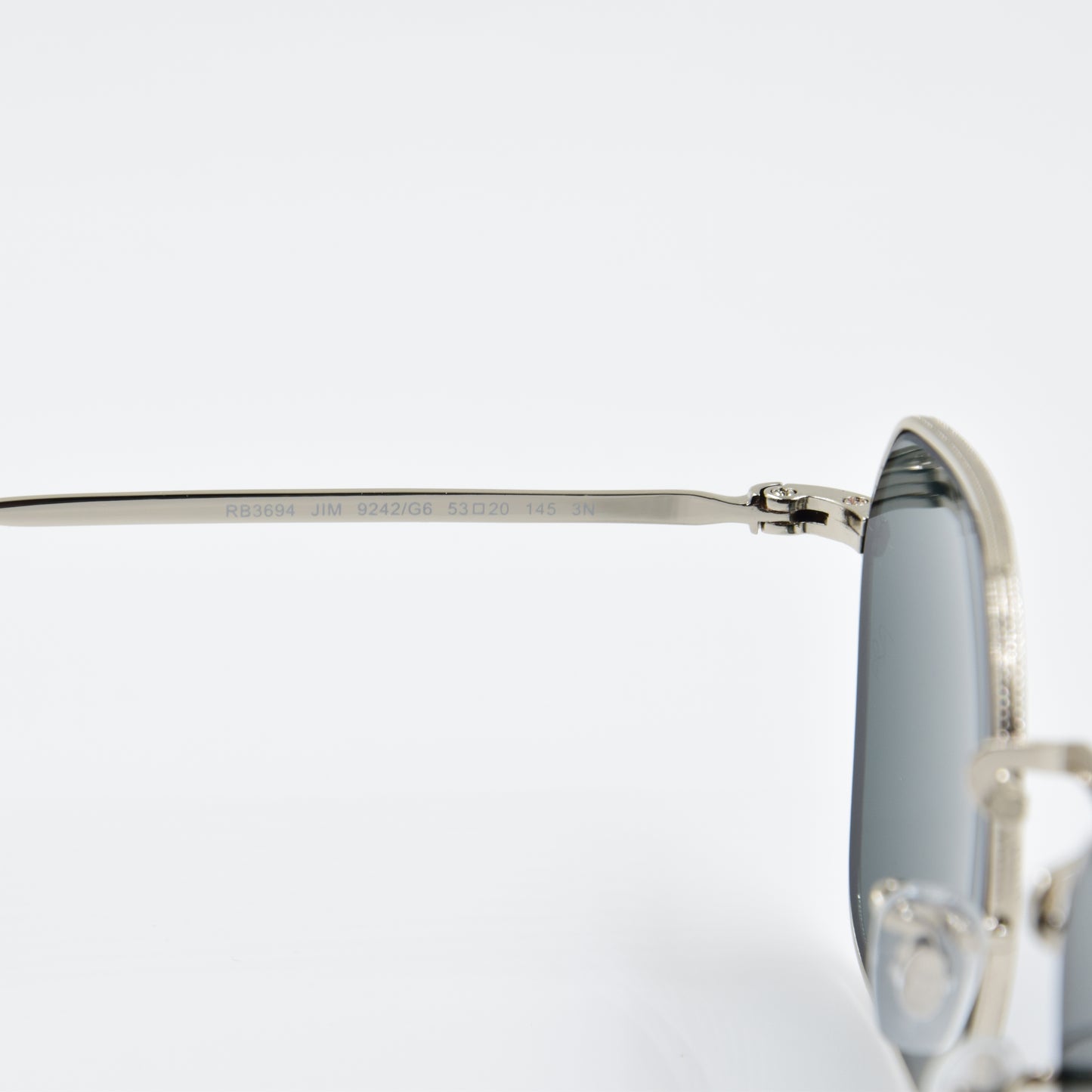 Solaire : Ray-Ban RB3694 JIM Noir/Silver