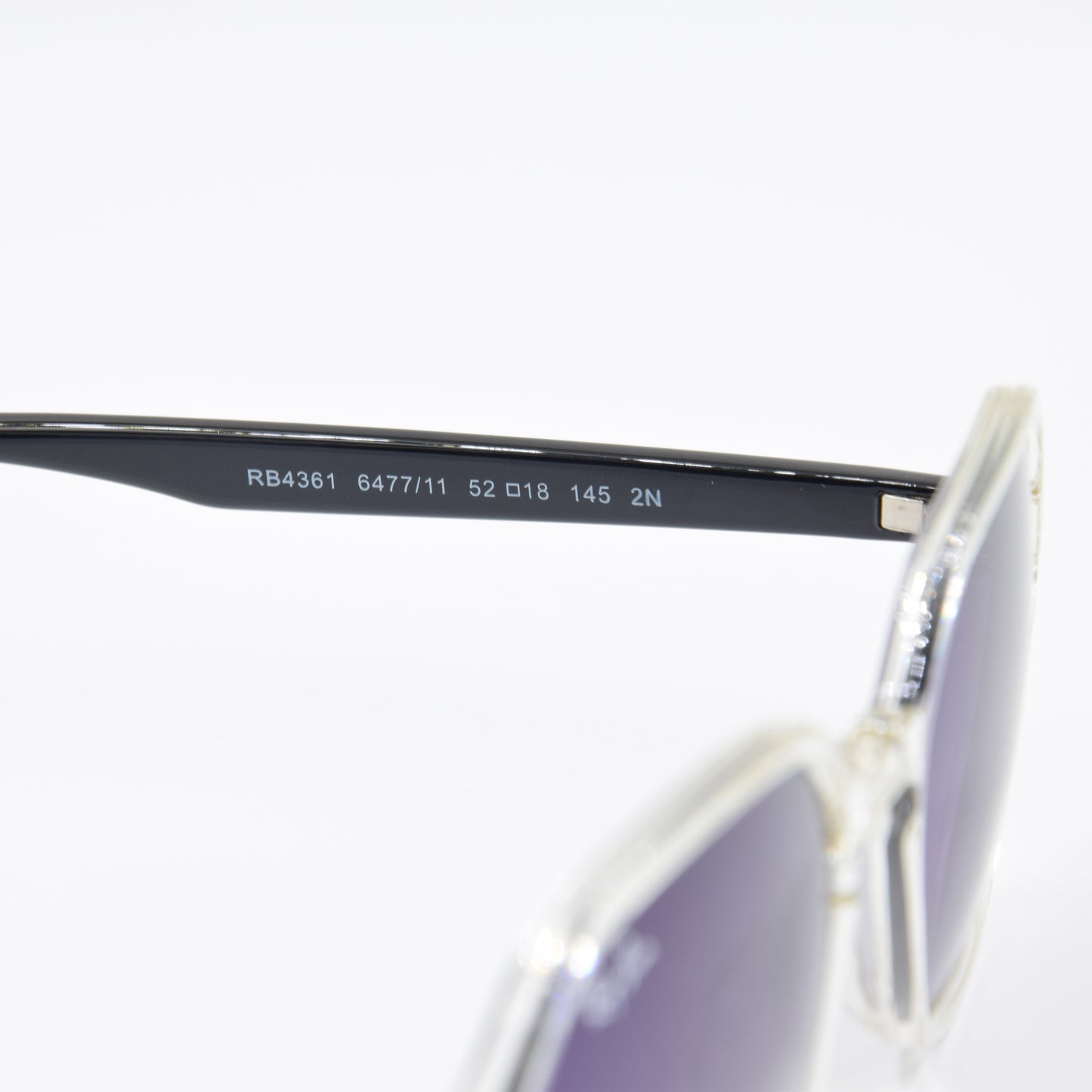 Solaire : Ray-Ban RB4361 Crystal/Black