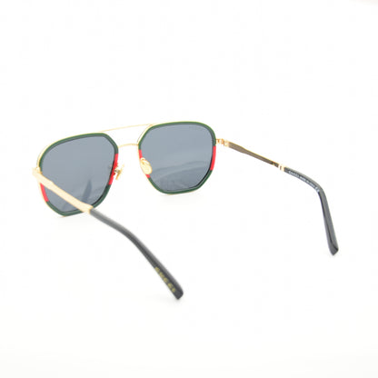 SOLAIRE : GUCCI GG1091 006 NOIR/GOLD