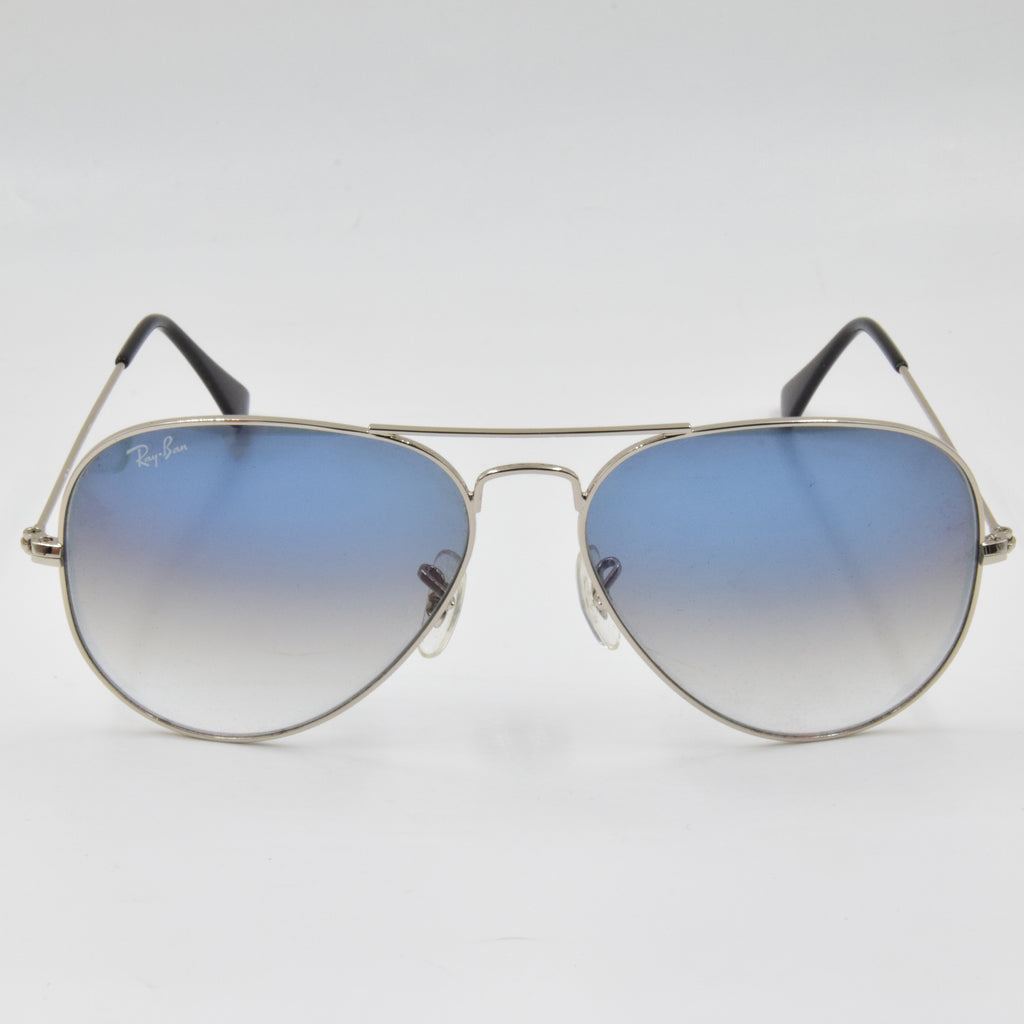 RB3025 AVIATOR LARGE METAL BLEU