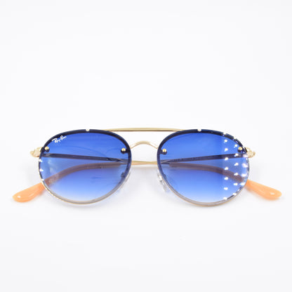 Solaire : Ray-Ban RB3614-N Bleu/Gold