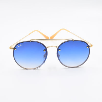 Solaire : Ray-Ban RB3614-N Bleu/Gold