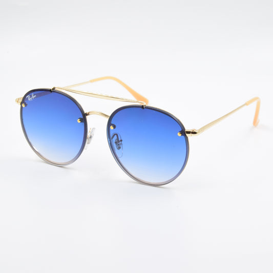 Solaire : Ray-Ban RB3614-N Bleu/Gold