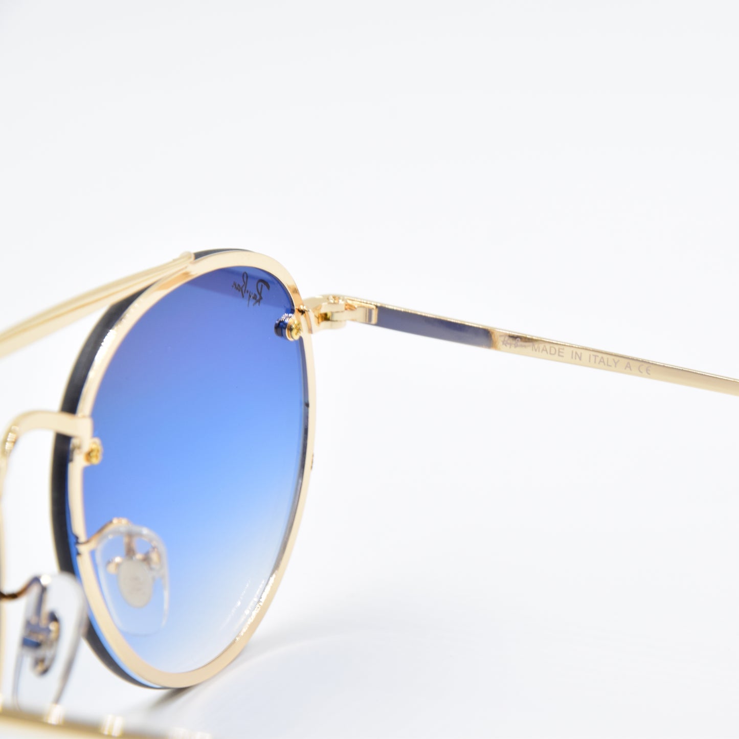 Solaire : Ray-Ban RB3614-N Bleu/Gold