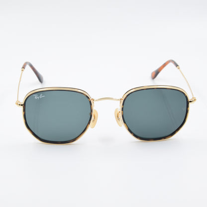 Solaire : Ray-Ban RB3548M 001/62 Gold/Vert