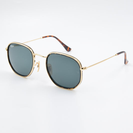 Solaire : Ray-Ban RB3548M 001/62 Gold/Vert