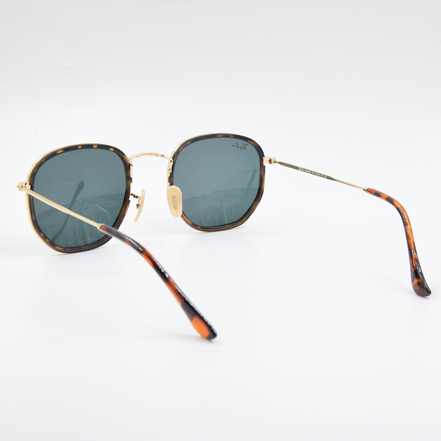 Solaire : Ray-Ban RB3548M 001/62 Gold/Vert