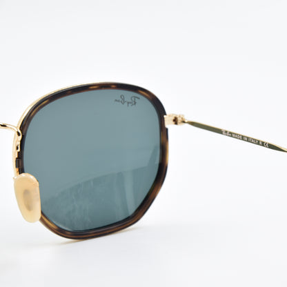 Solaire : Ray-Ban RB3548M 001/62 Gold/Vert