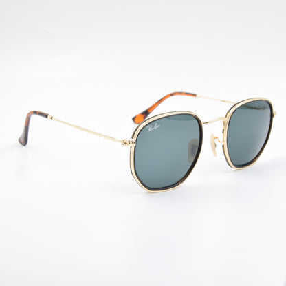 Solaire : Ray-Ban RB3548M 001/62 Gold/Vert