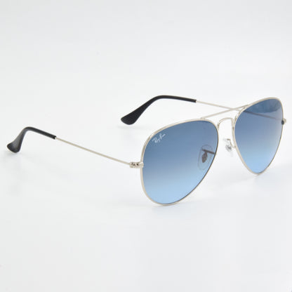 RayBan RB3025 Aviator Bleu/Silver