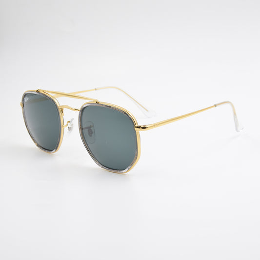 Solaire : Ray-Ban RB3648M 001 NOIR/GOLD