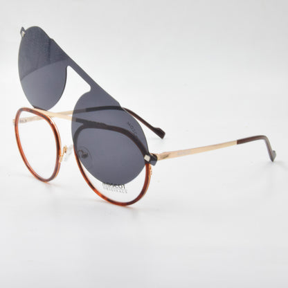 Clips : Moscot 6896 HAVANE-GOLD C7