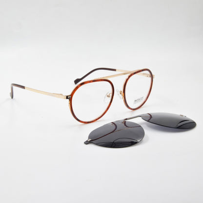 Clips : Moscot 6896 HAVANE-GOLD C7