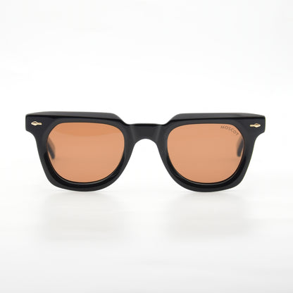 SOLAIRE : MOSCOT MB1352 BLACK/MARRON ( Polarisé )