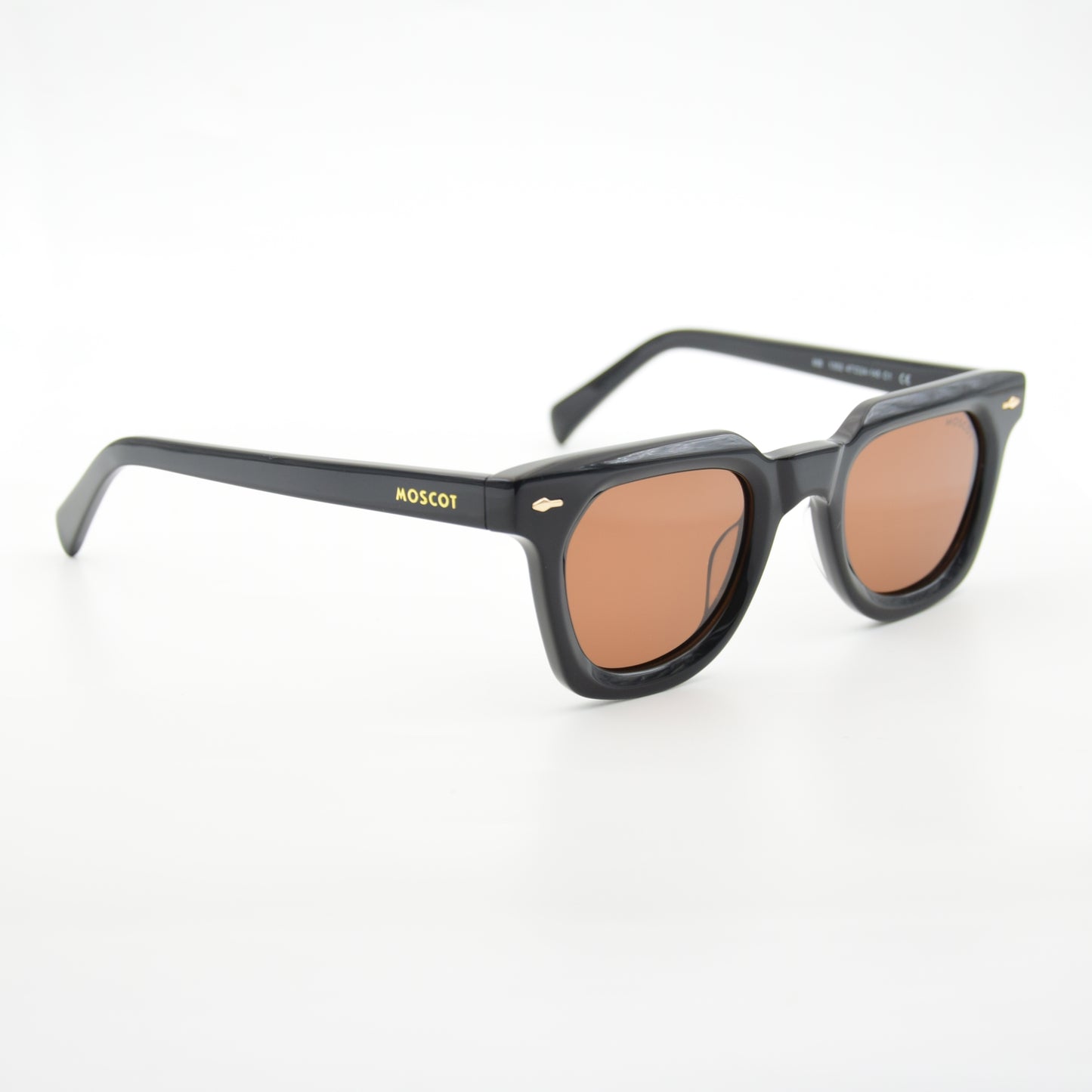 SOLAIRE : MOSCOT MB1352 BLACK/MARRON ( Polarisé )