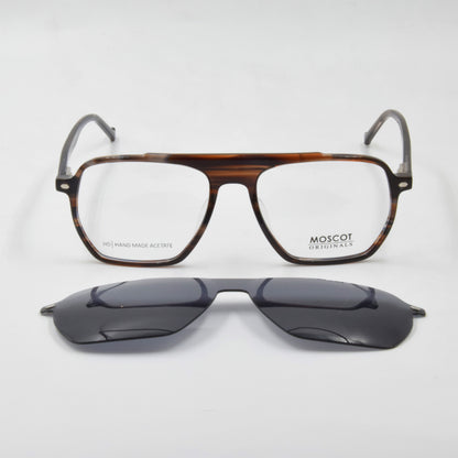 Clips : Moscot 9894A HAVANE-NOIR C6