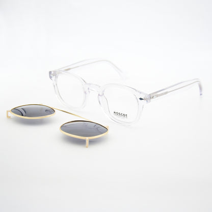 CLIPS : MOSCOT R0099 CRYSTAL/BLACK C03