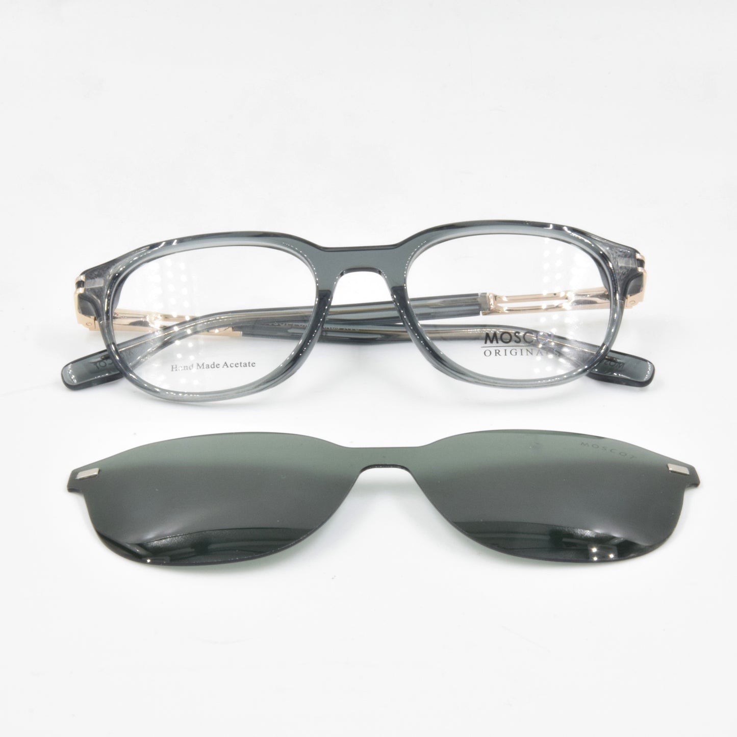 Clips : Moscot 9751 GRIS-VERT C6