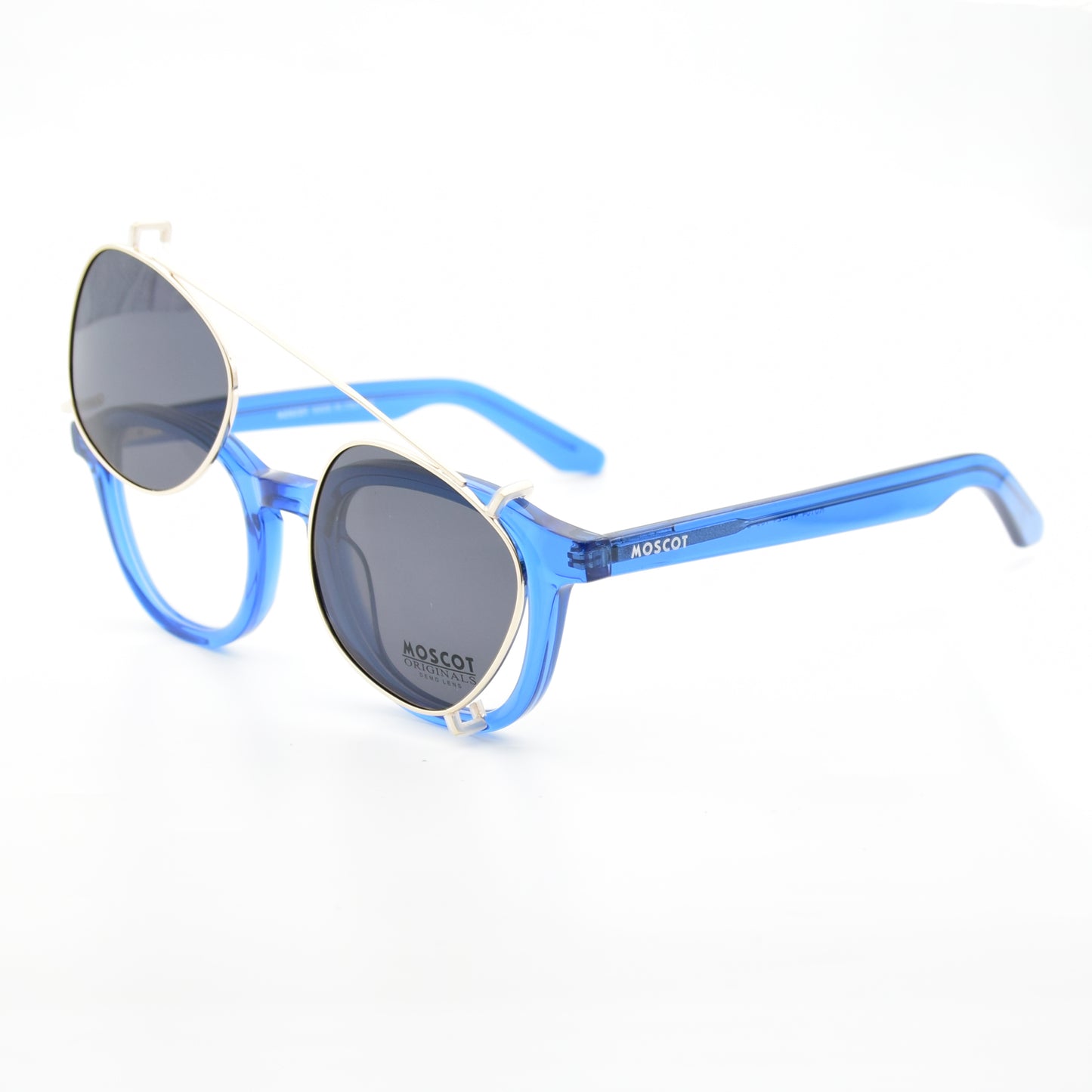 CLIPS : MOSCOT R0104 BLEU/BLACK C04