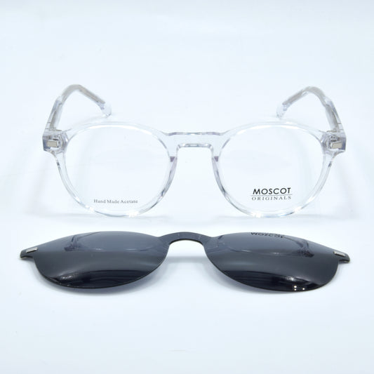 Clips : Moscot 9564 CRYSTAL/BLACK C5