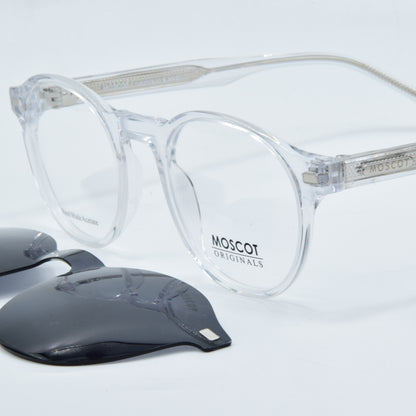 Clips : Moscot 9564 CRYSTAL/BLACK C5