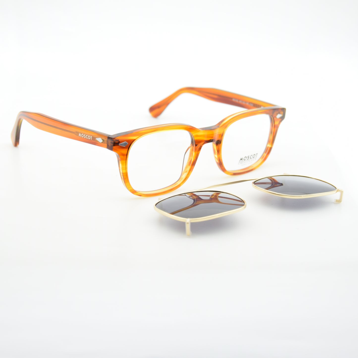 CLIPS : MOSCOT R0102 HAVANE/BLACK C02