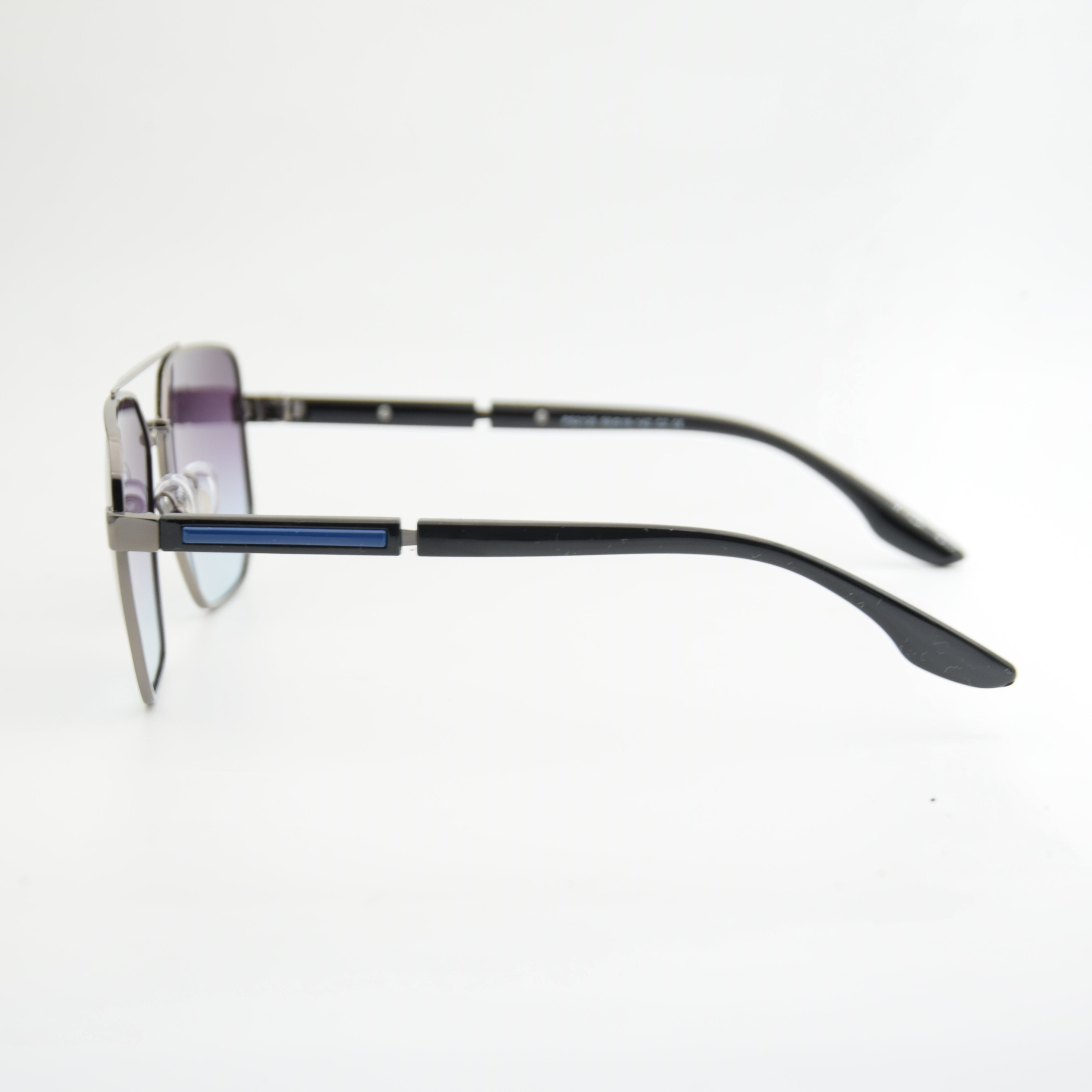 SOLAIRE : PRADA PS2125 SILVER/BLEU ( POLARISÉ )
