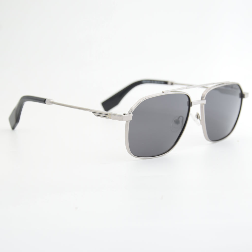 SOLAIRE : POLICE MB24806 SILVER/NOIR ( POLARISÉ )