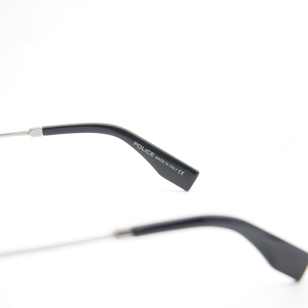 SOLAIRE : POLICE MB24806 SILVER/NOIR ( POLARISÉ )
