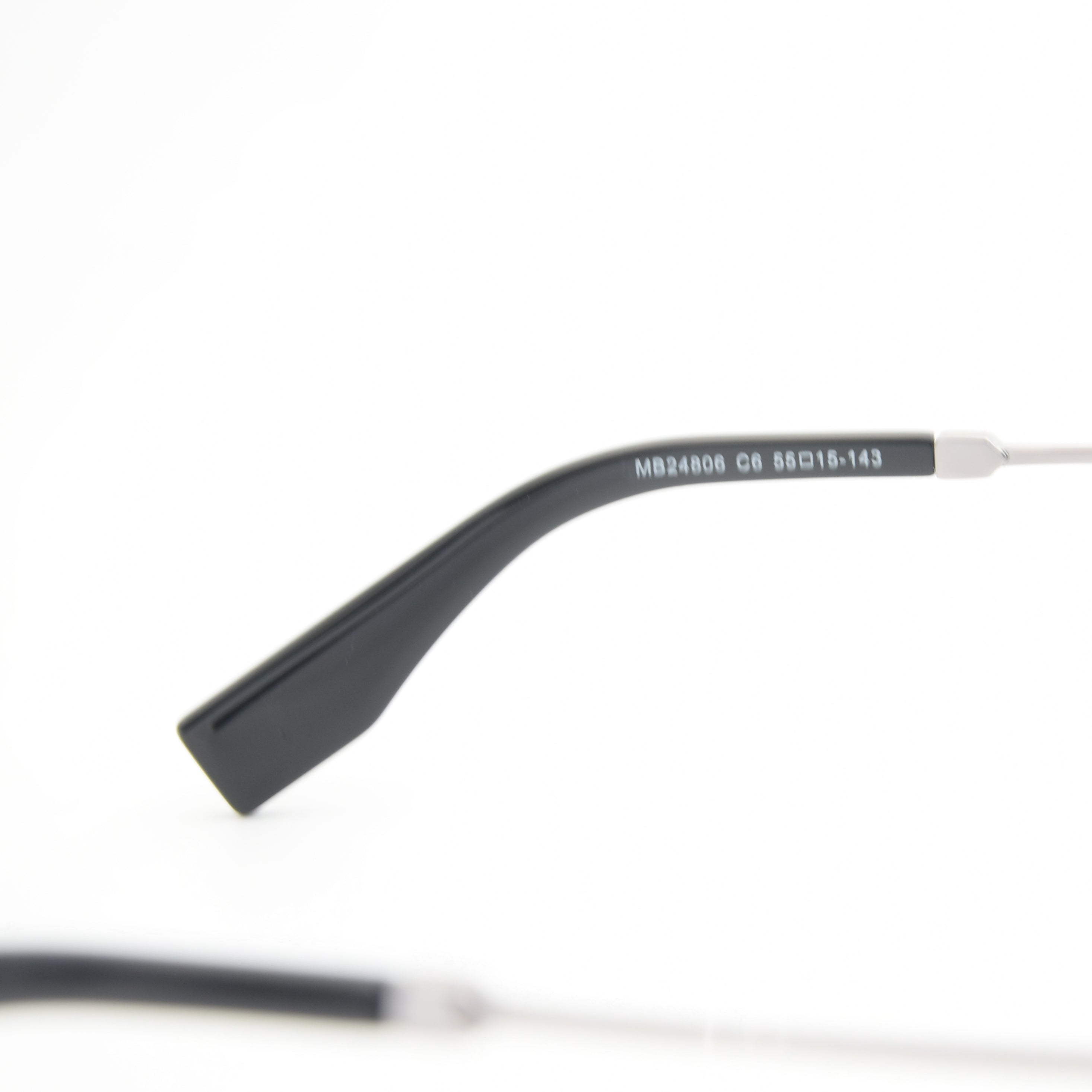 SOLAIRE : POLICE MB24806 SILVER/NOIR ( POLARISÉ )