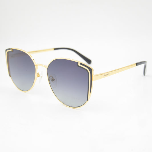 SALVATORE FERRAGAMO SF260S 758K BLACK-GOLD