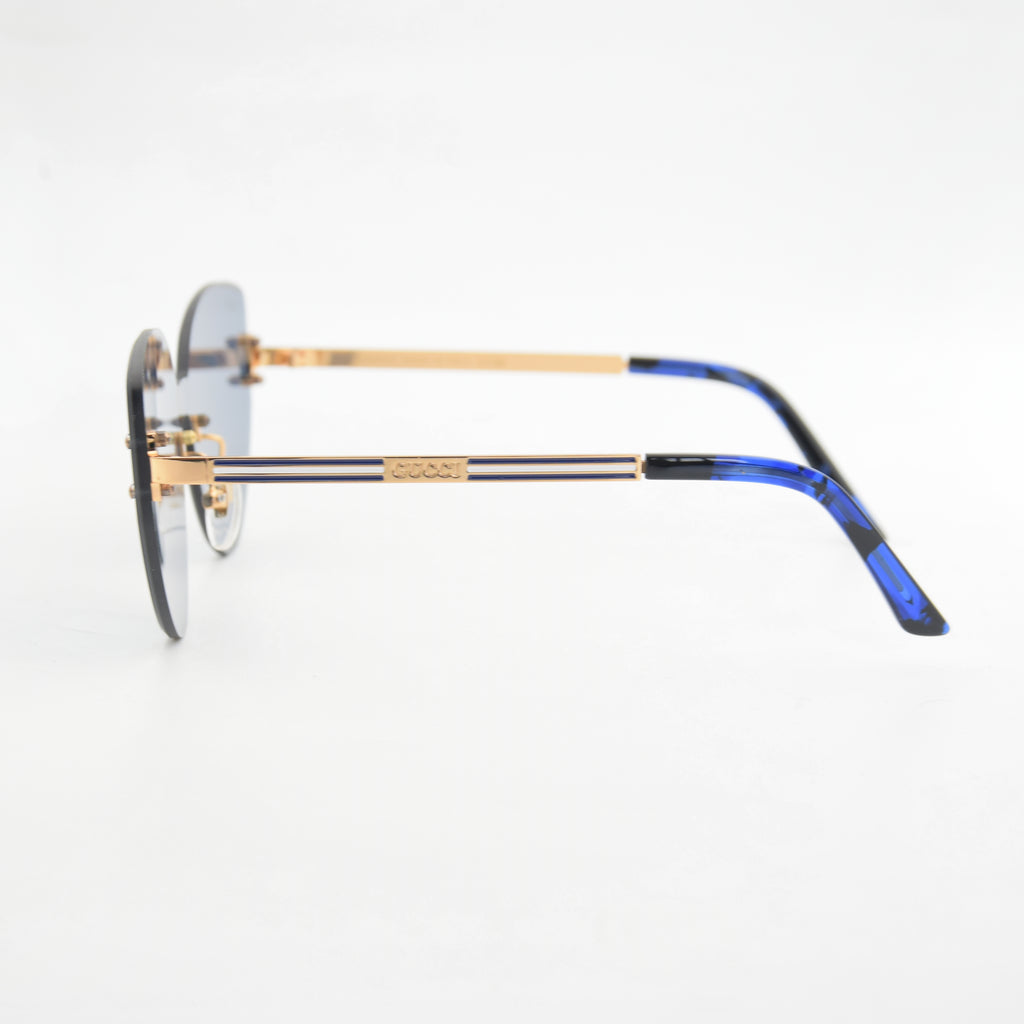 SOLAIRE :GUCCI GG1624 BLEU/GOLD