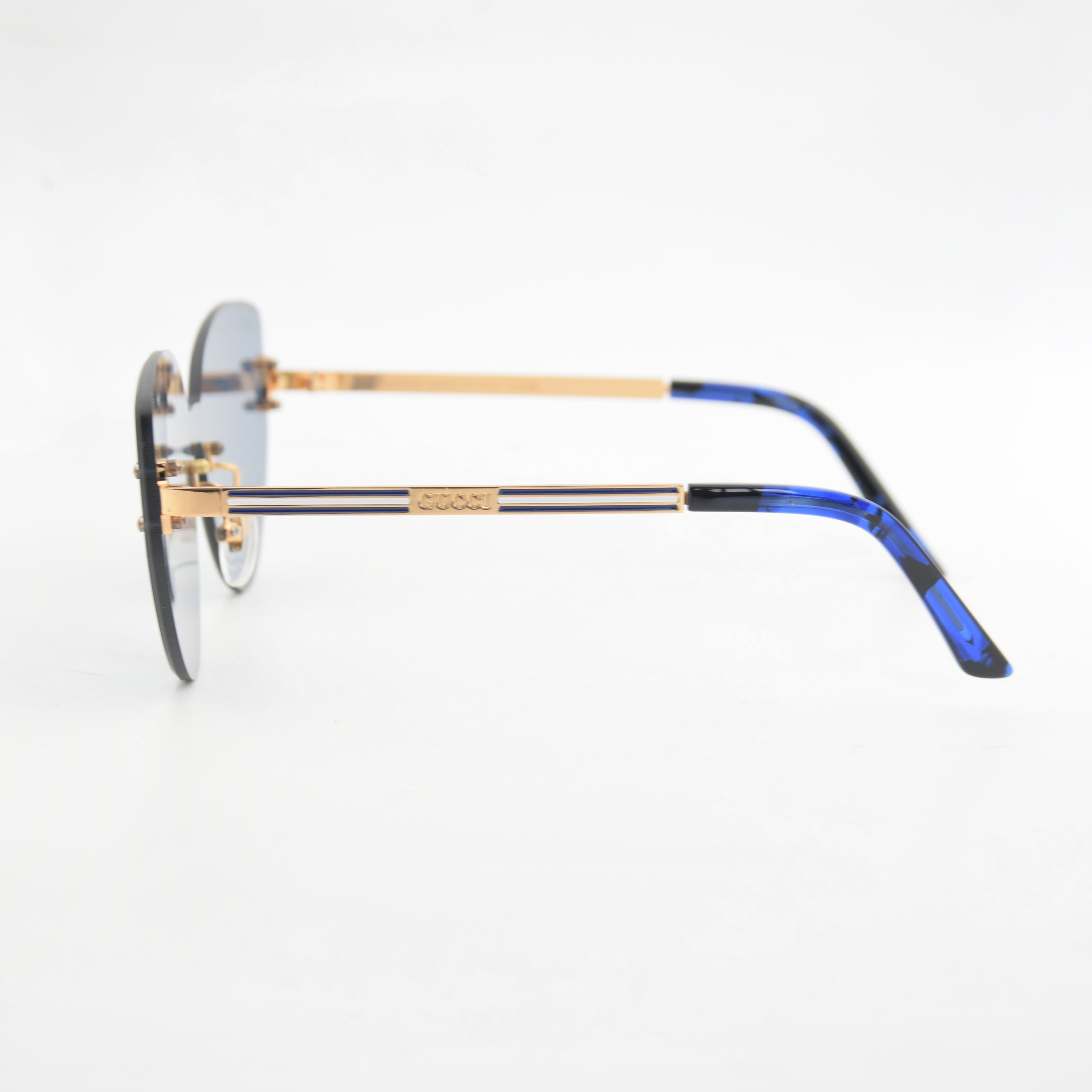 SOLAIRE :GUCCI GG1624 BLEU/GOLD