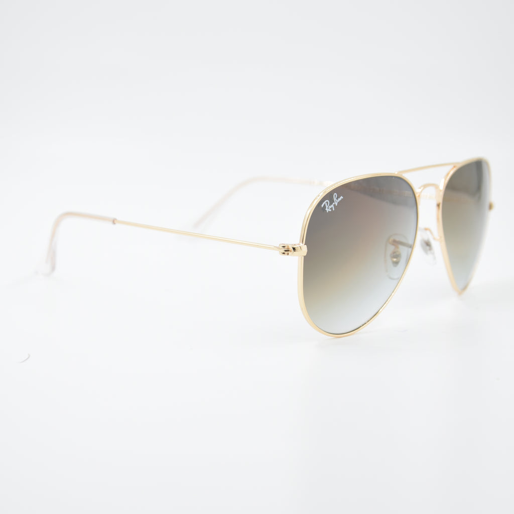 SOLAIRE :RAY-BAN RB3025 AVIATOR LARGE METAL C0012F